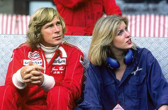 James Hunt and a woman