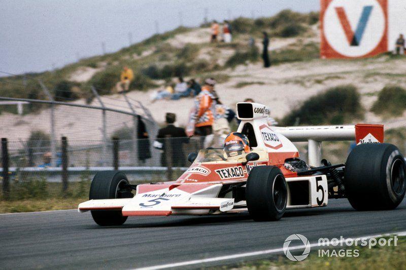 Emerson Fittipaldi, McLaren M23 Ford.