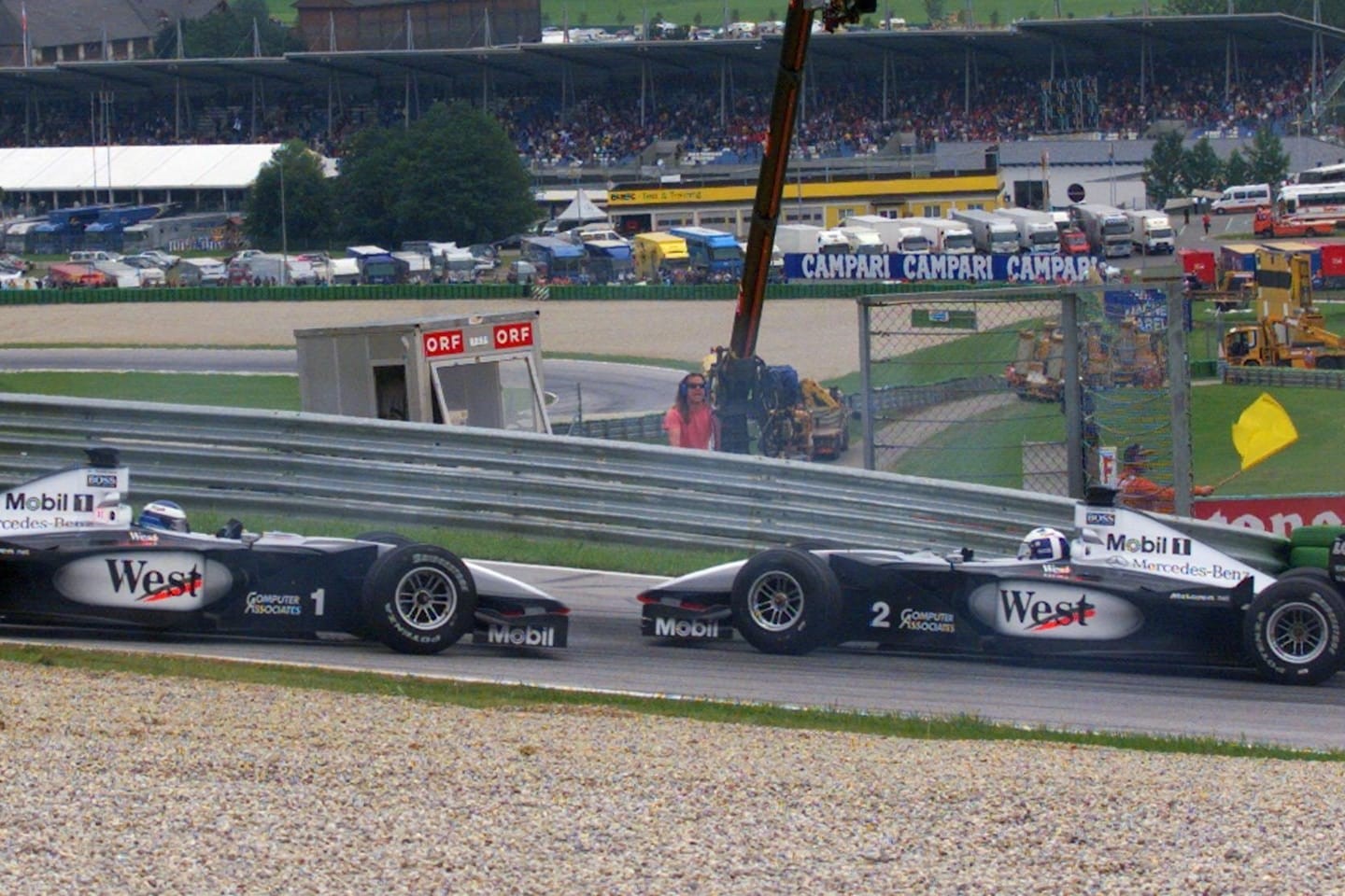 Mika Hakkinen gets it back to front. 