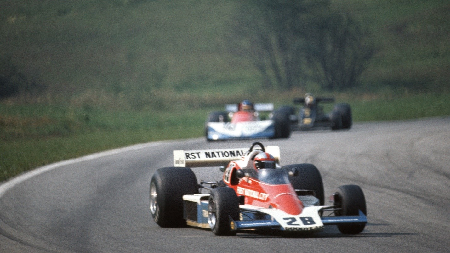 John Watson on his way to a poignant victory in 1976. 