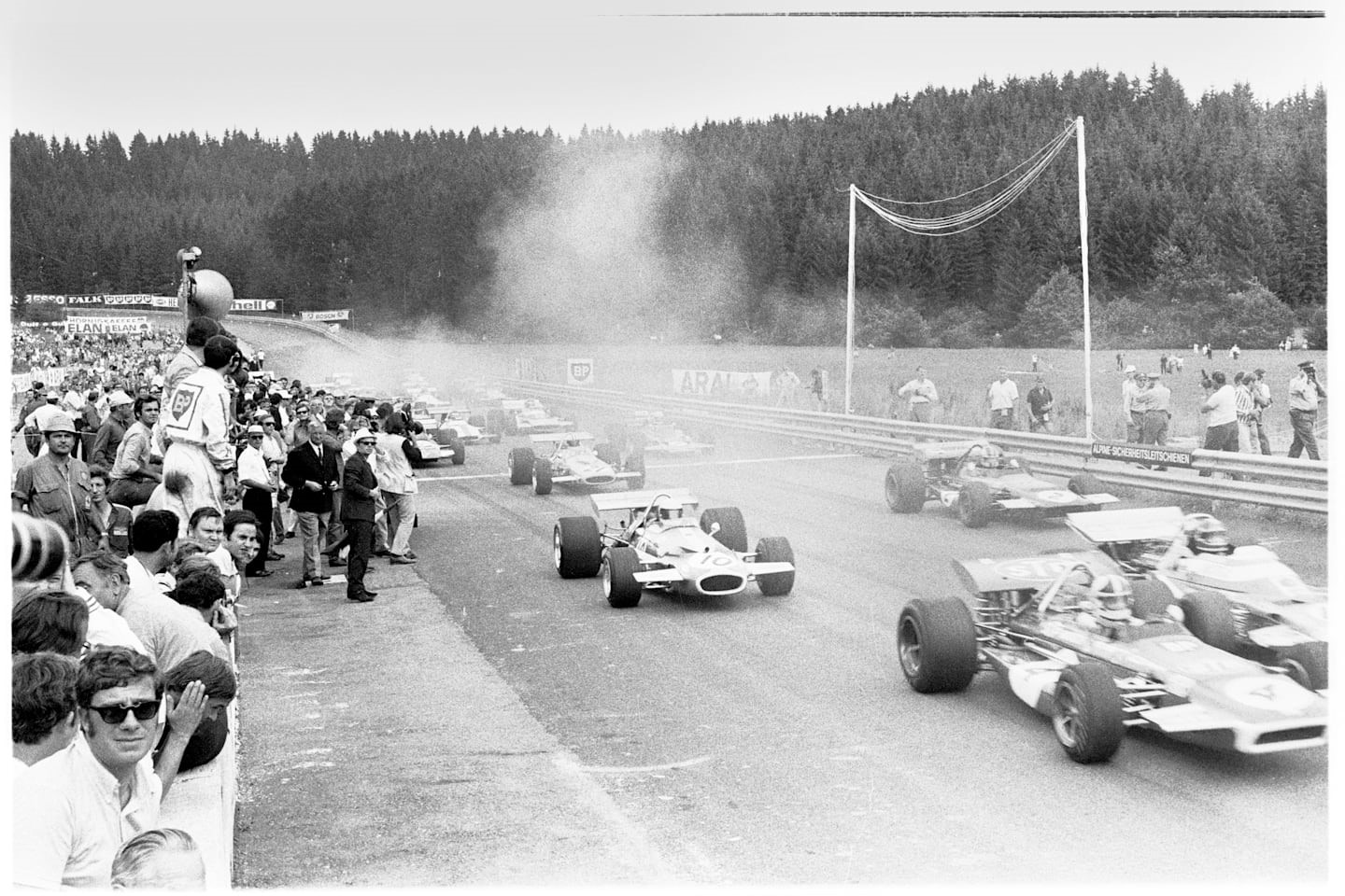 The Osterreichring grid on August 16, 1970. 