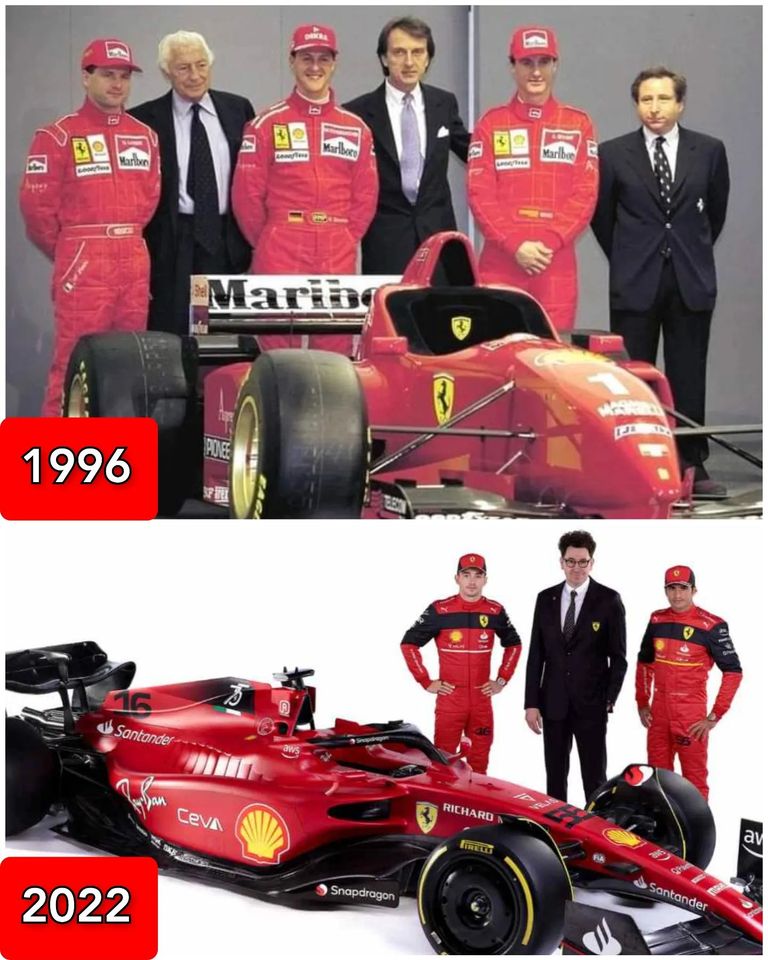 Evolution of Ferraris F1.