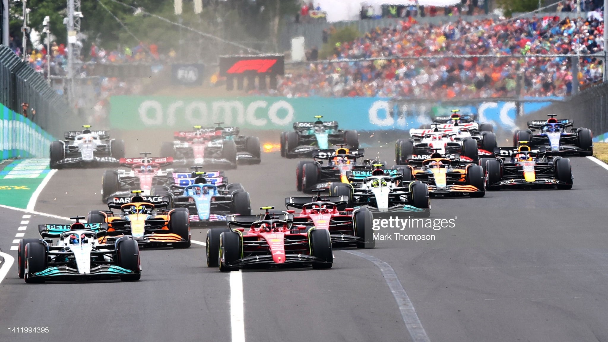Starting of the Grand Prix