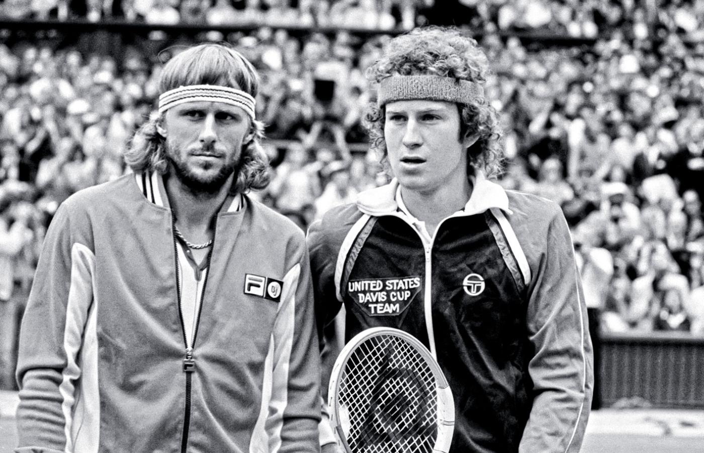 Bjorn Borg and John McEnroe – the tennis heroes