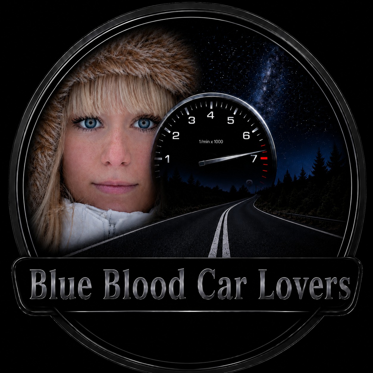 The logo of Blue Blood Car Lovers