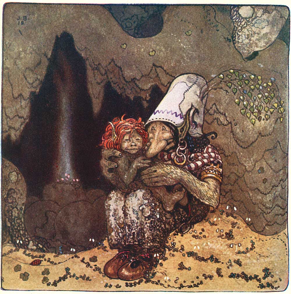 John Bauer - Troll And Child