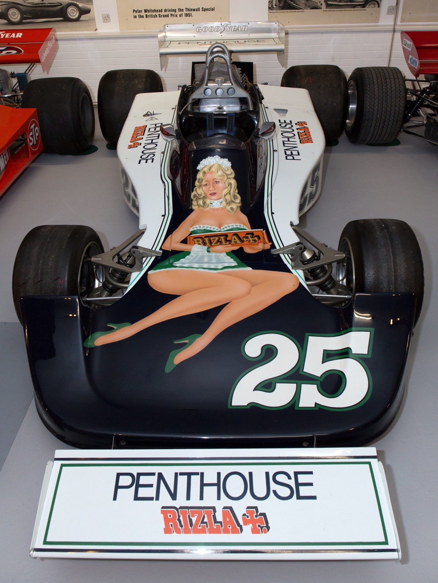 A 1976 Hesketh 308D at Donington on 7 March 2013.