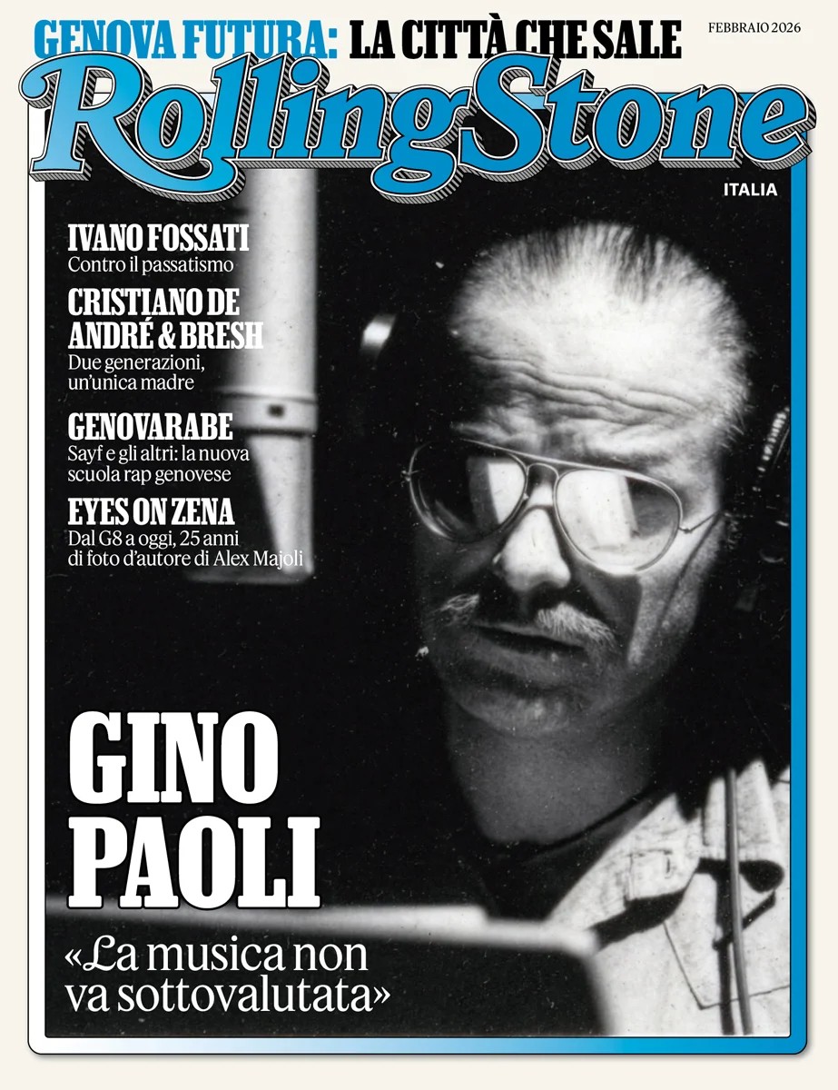 The February 2026 cover of Rolling Stone dedicated to Gino Paoli.