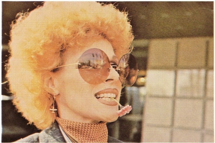 Portrait of Ornella Vanoni.