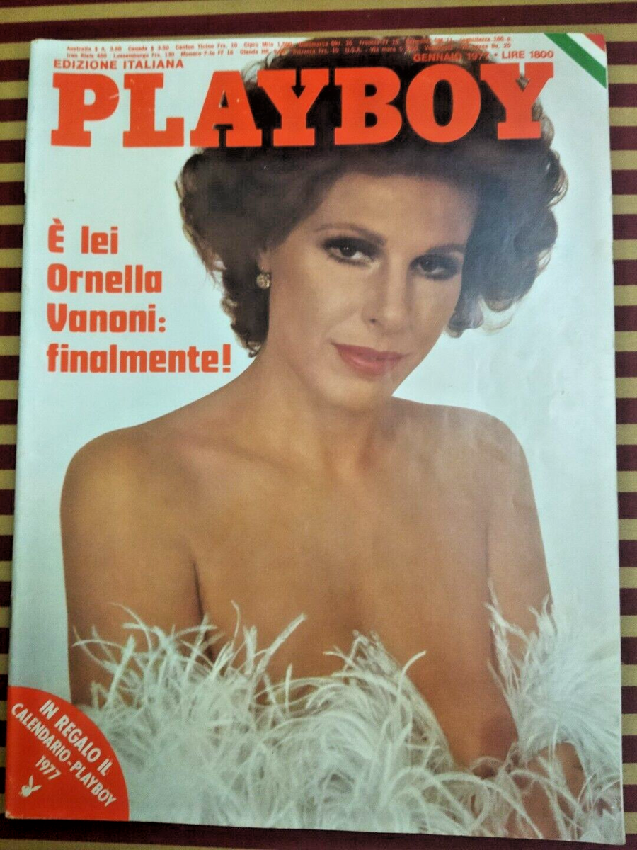 Ornella Vanoni on the cover of Playboy in 1977.