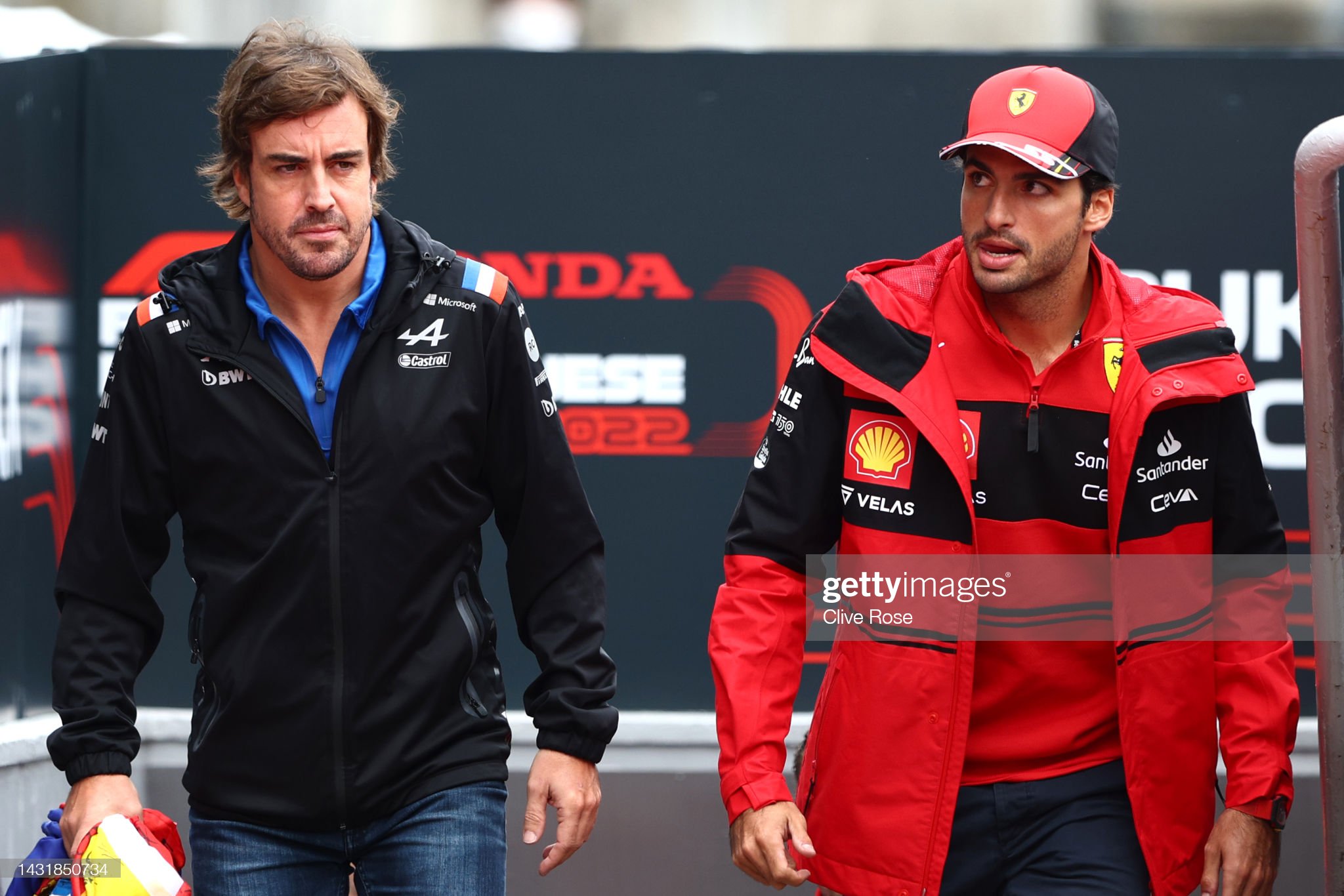 Fernando Alonso and Carlos Sainz.