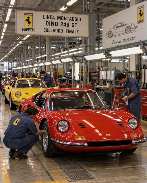 The Dino 246 GT was produced from 1969 to 1974.