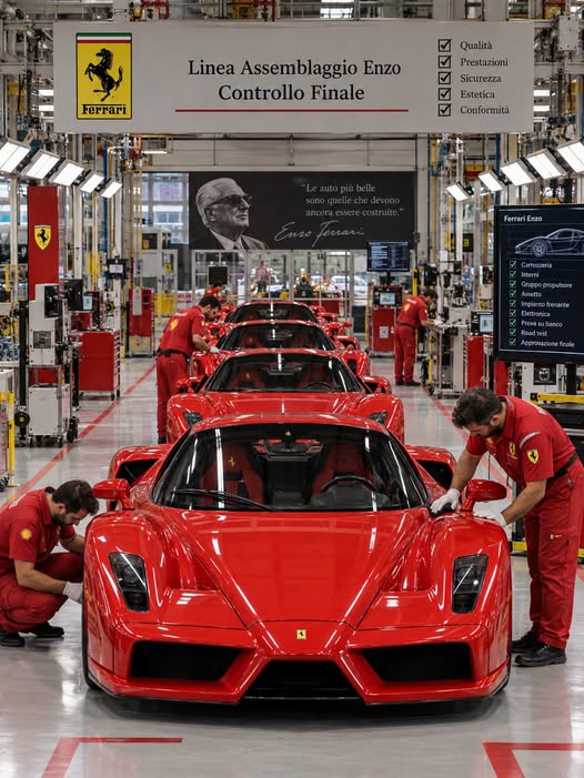 The Ferrari Enzo was produced between 2002 and 2004.