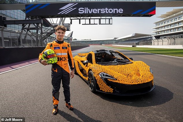 Lando Norris at Silverstone. 