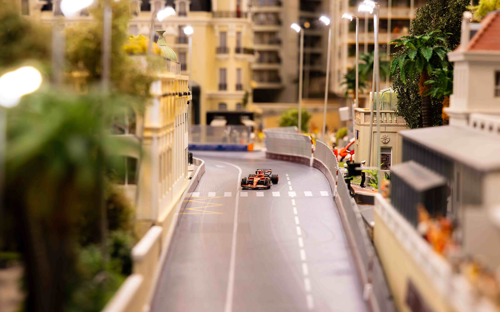 A part of the miniature Monaco Grand Prix.