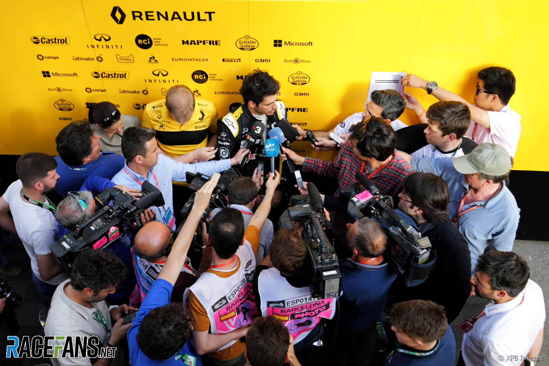 Formula 1 commentators.