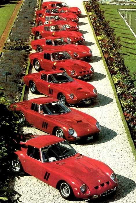 Vintage Ferraris.