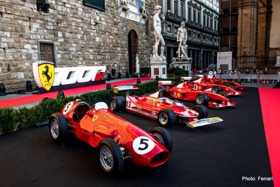 Ferrari celebration for 1000 Grand Prixs in Formula 1.