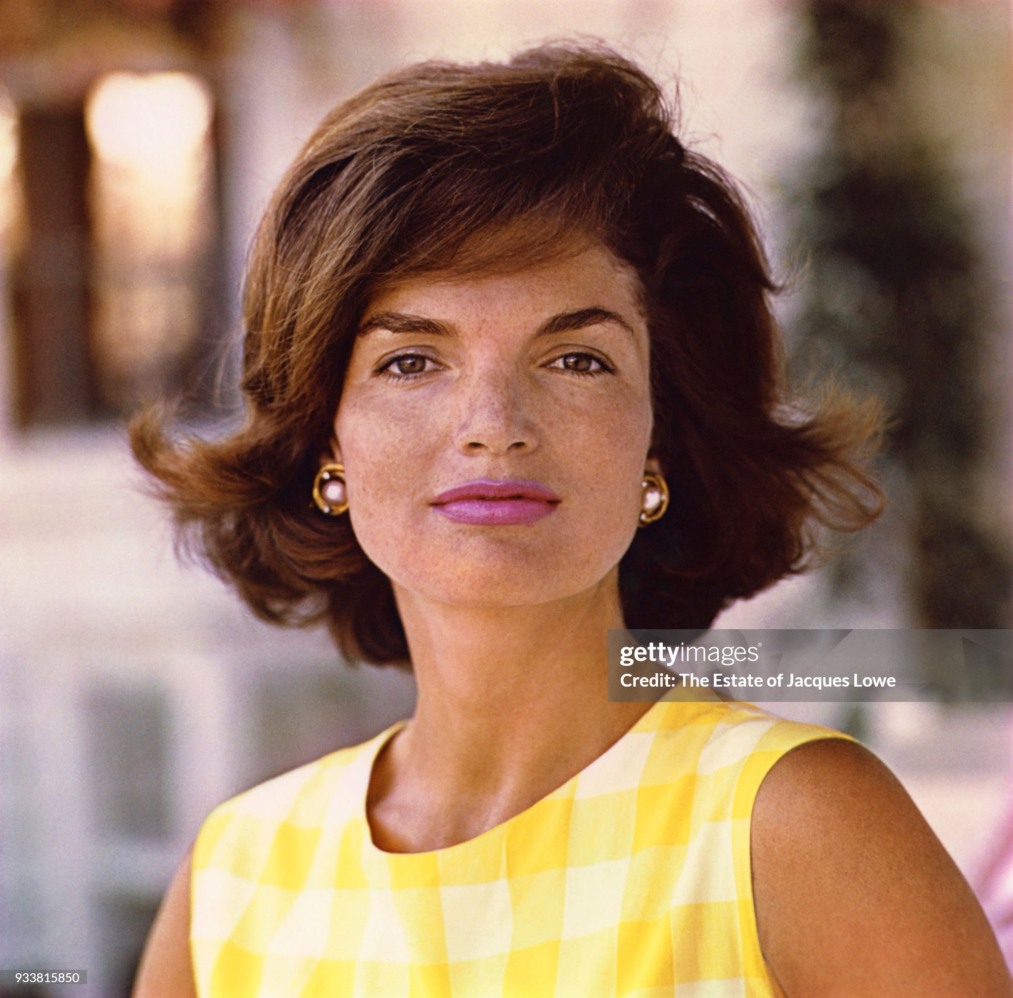 Portrait of (future US First Lady) Jacqueline Kennedy.