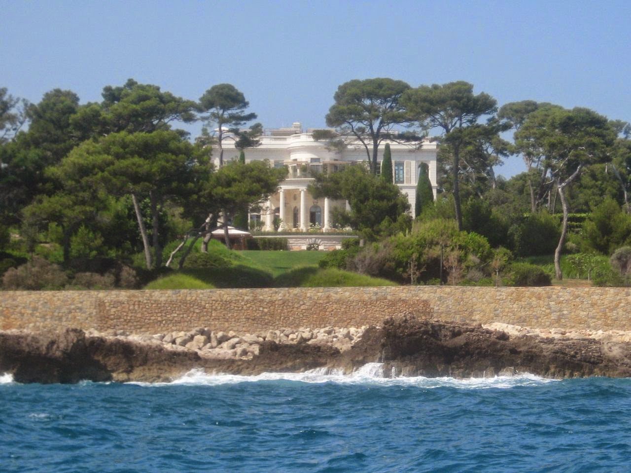 The magnificent mansion of Chateau de la Croe on the French Riviera.