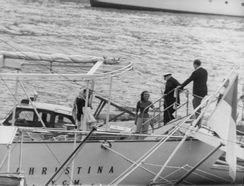 People aboard the ‘Christina’.