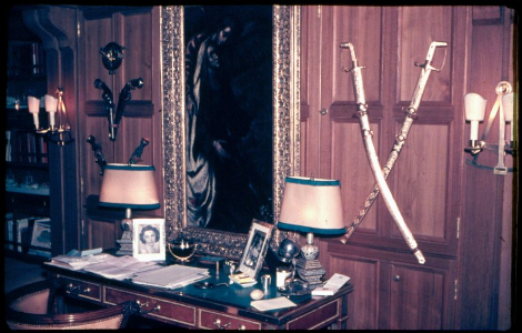 The interior of one of the Christina's rooms.