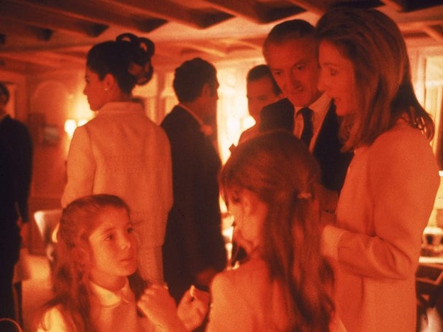 Caroline Kennedy (lower left) with her royal aunt, uncle and cousin Anna Christina. 