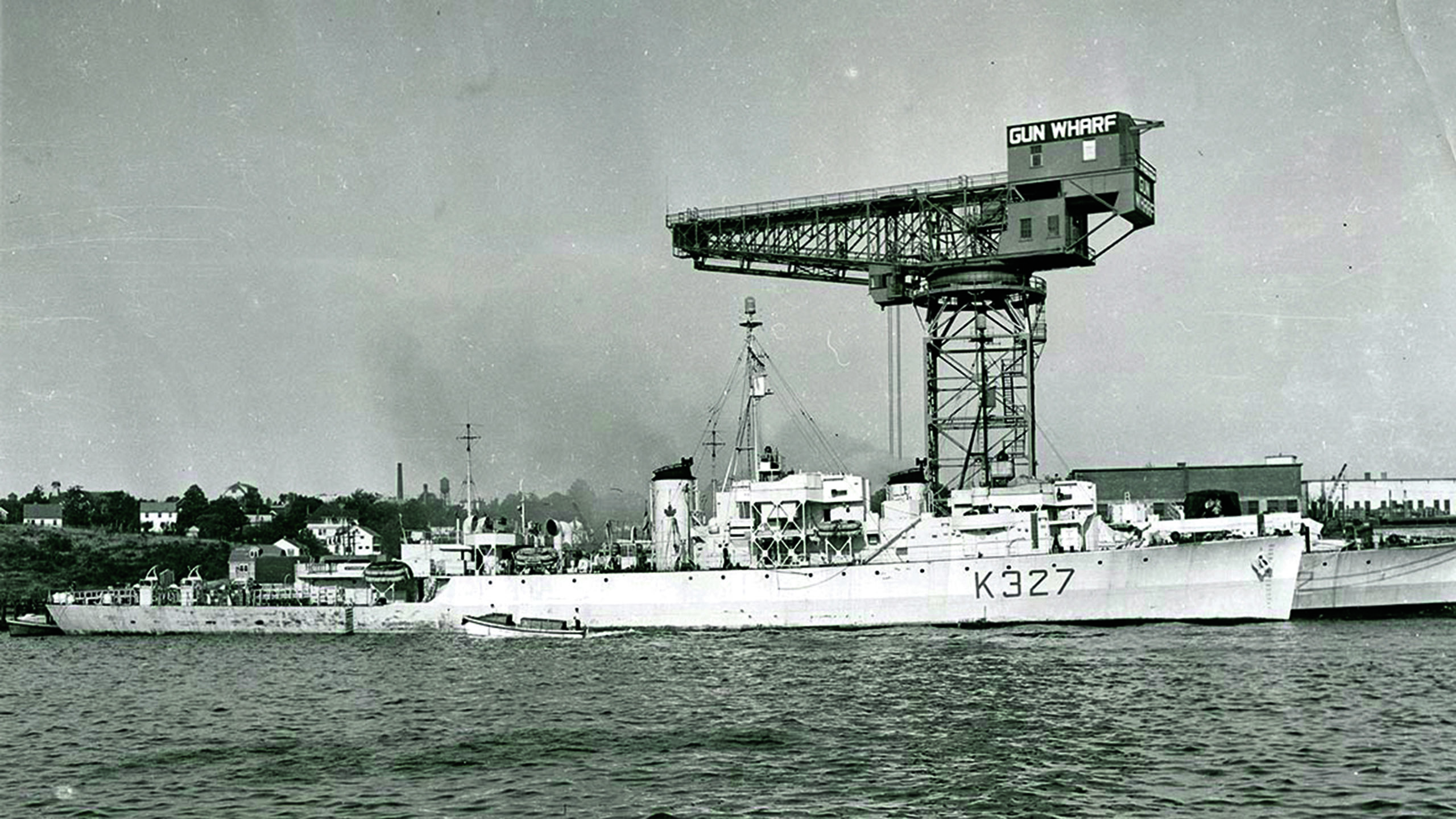The HMCS Stormont.