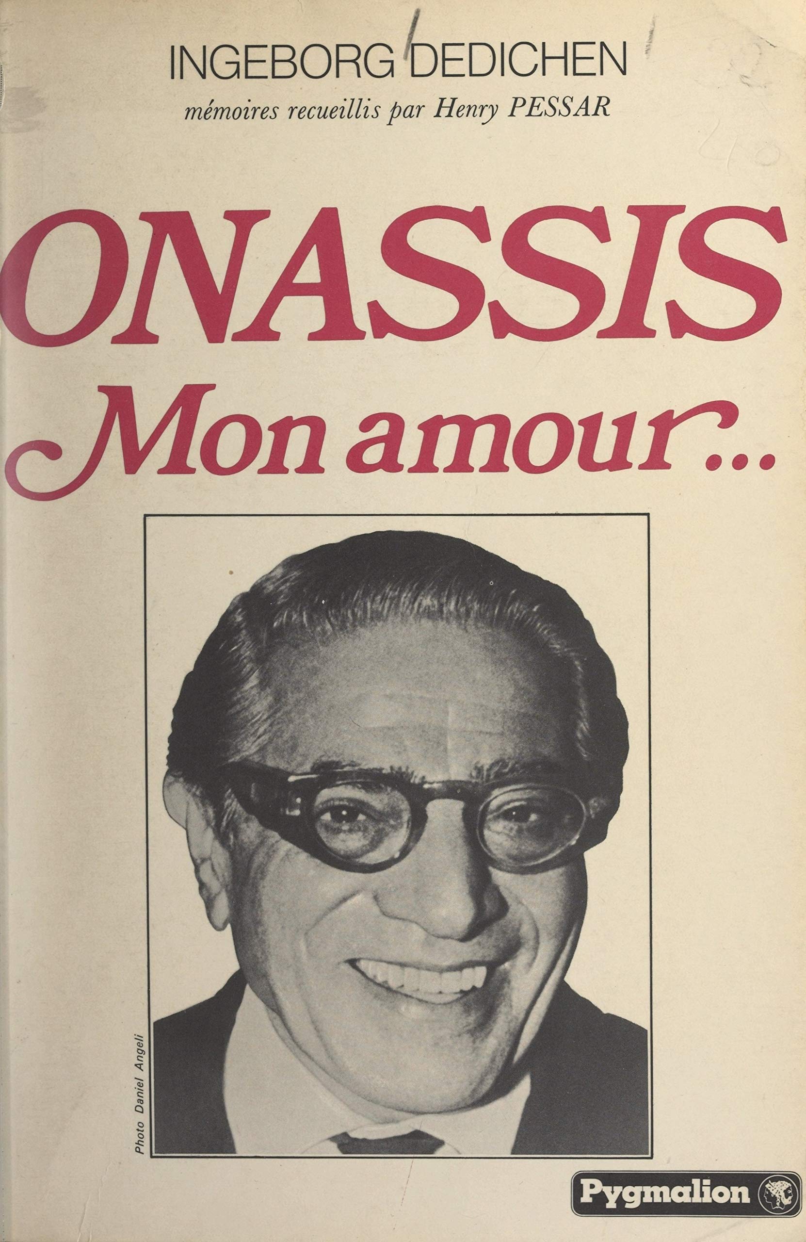 The cover of the book Onassis mon amour by Ingeborg Dedichen.