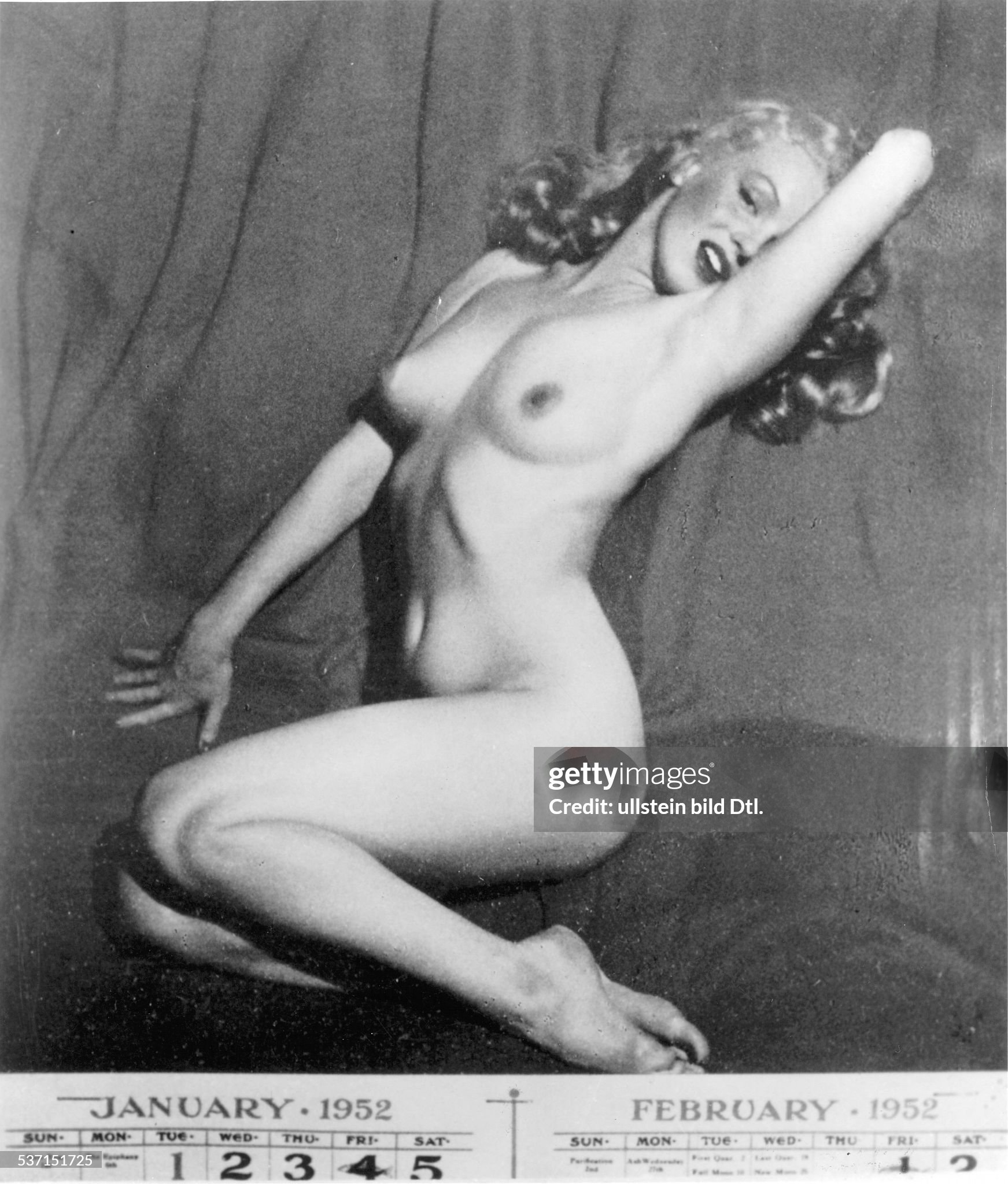 Marilyn Monroe in 1952. 