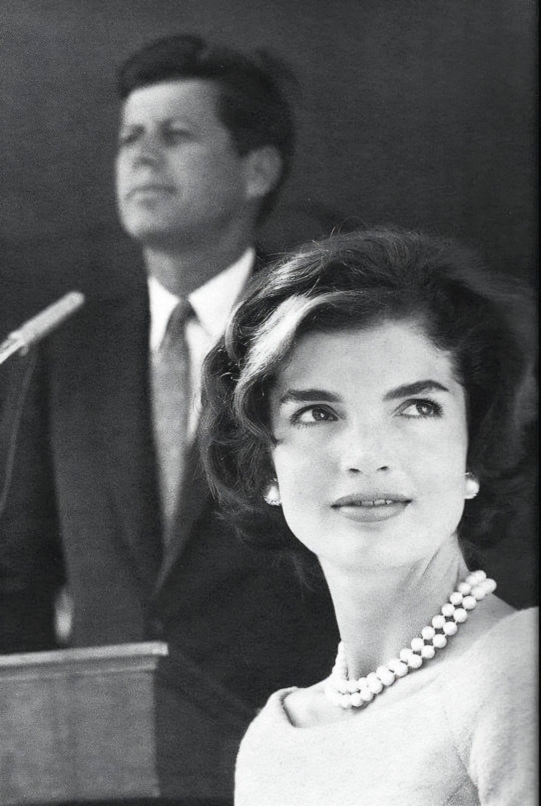 John and Jacqueline Kennedy.