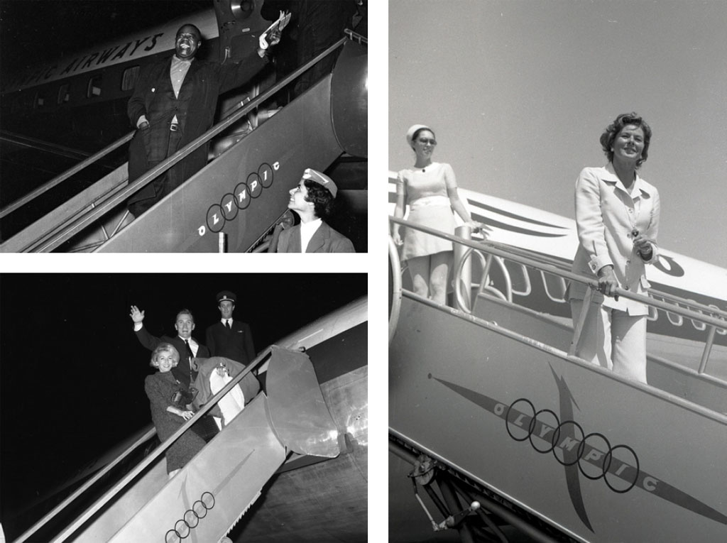 On 30 July 1956 birth of Onassis' Olympic Airways.