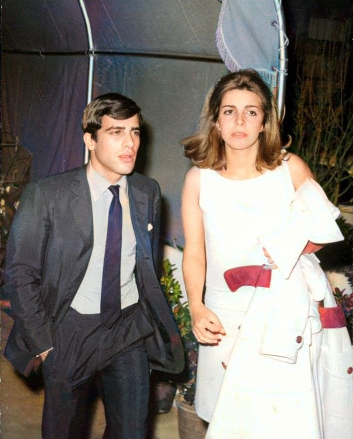 Alexander Onassis with his sister Christina Onassis.