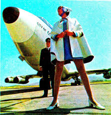 Pierre Cardin Greece's iconic cabin crew uniforms.