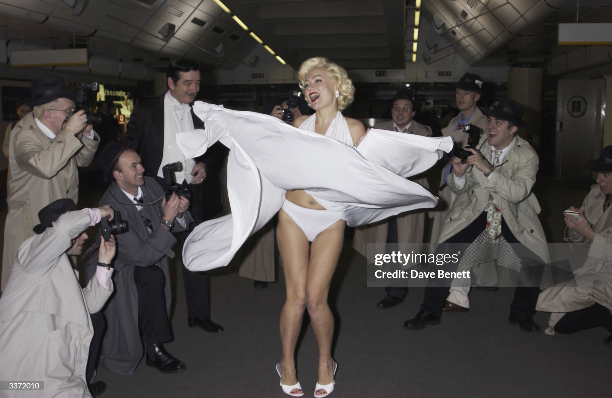 Marilyn Monroe at the opening of Walt Disney Studios held at Disneyland in Paris. 