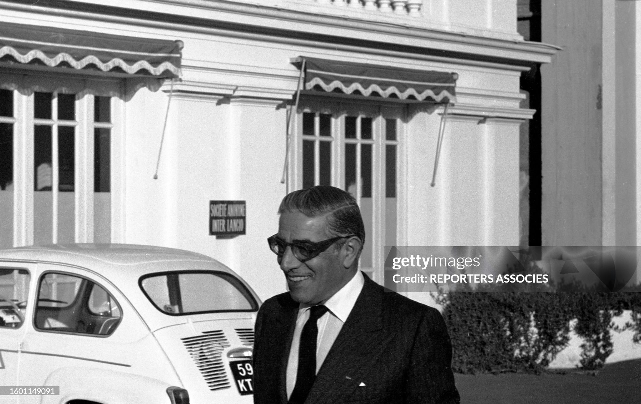 Aristotle Onassis in Monaco, in 1960s. 