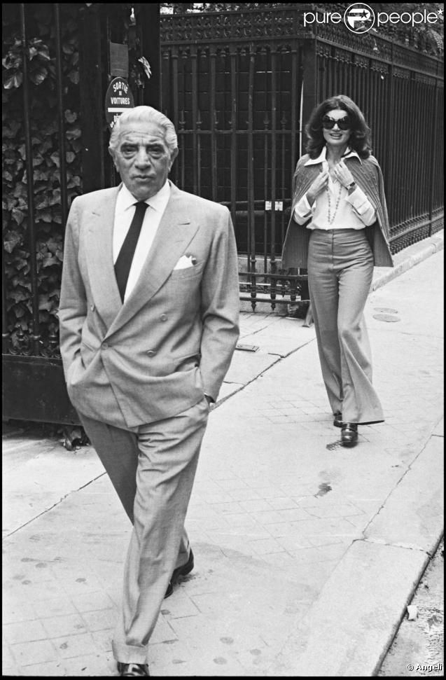 Jackie and Aristotle Onassis. 