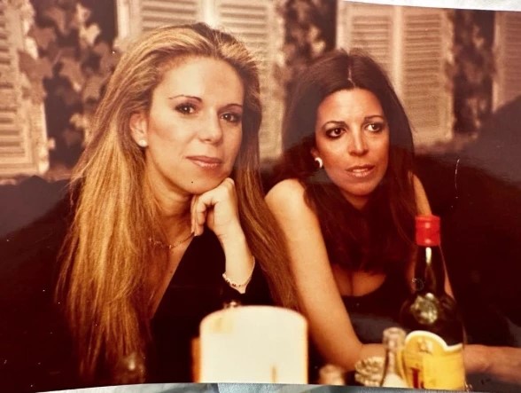Marina Dodero and Christina Onassis, close and dear friends.