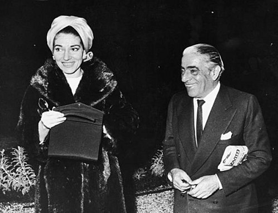 Callas and Onassis out again.