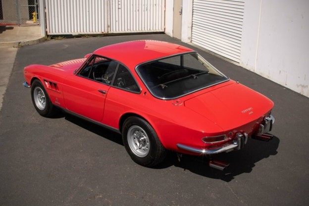 It’s been noted that the front end of the 330 GTC resembles the 500 Superfast and the rear bares a resemblance to the Ferrari 275 GTS. The car was built on the shorter 275 GTB chassis and was powered by the 300 bhp 4.0 liter V12.