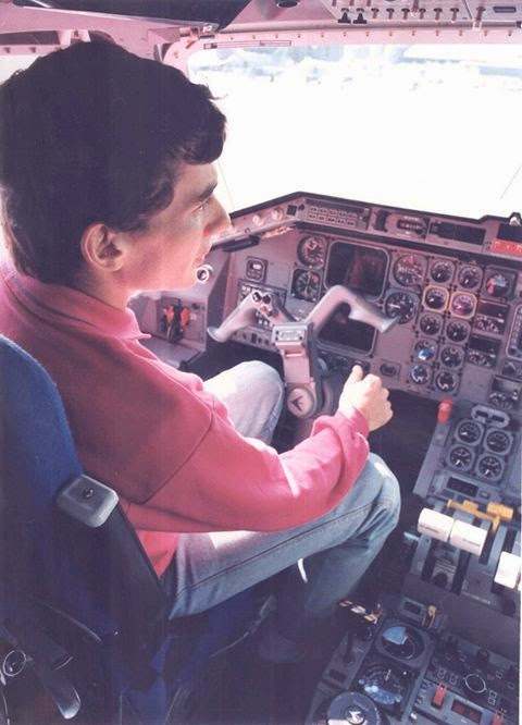 Ayrton Senna´s passion for airplanes.