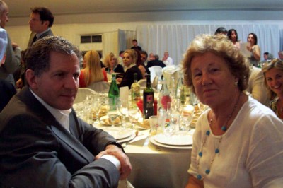 Brenda Vernor with Jody Scheckter.