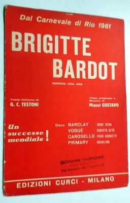 The song dedicated to Brigitte Bardot. 