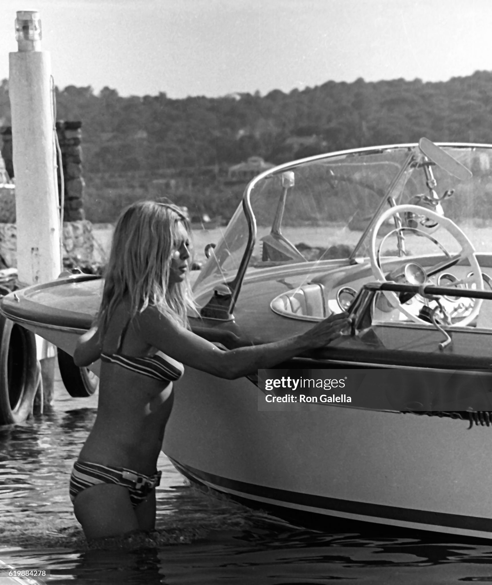 Brigitte Bardot sighted in St. Tropez, France, on 01 September 1968.