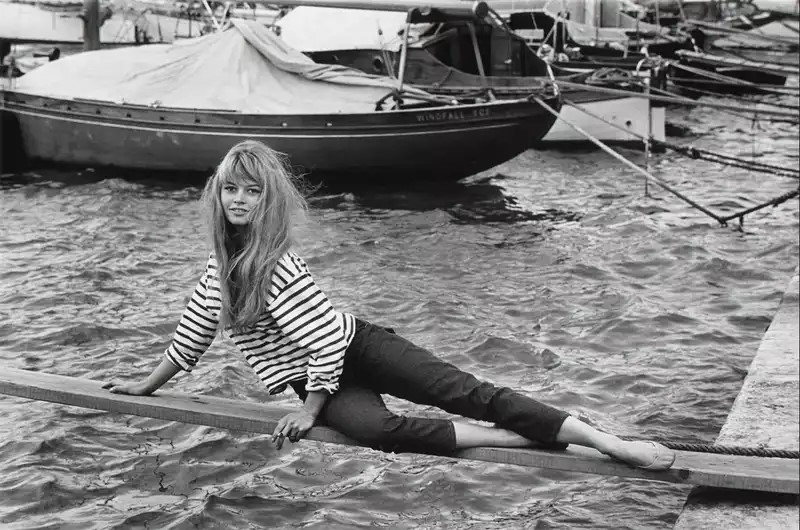 Brigitte Bardot in Saint Tropez in 1956. 