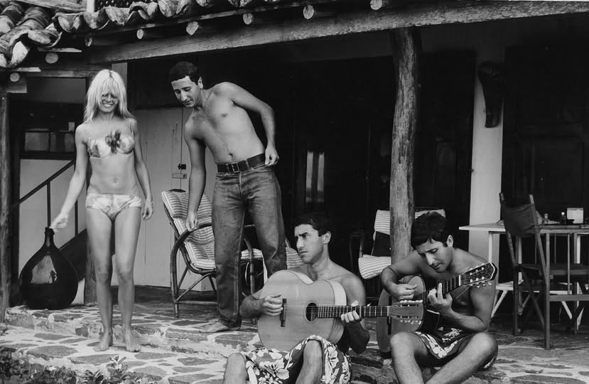 Brigitte Bardot, Stanley, Bob and me, Vinicius de Moraes, João Gilberto, António Carlos Jobim, Astrud Gilberto. 