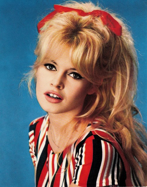 Brigitte Bardot in 1962.