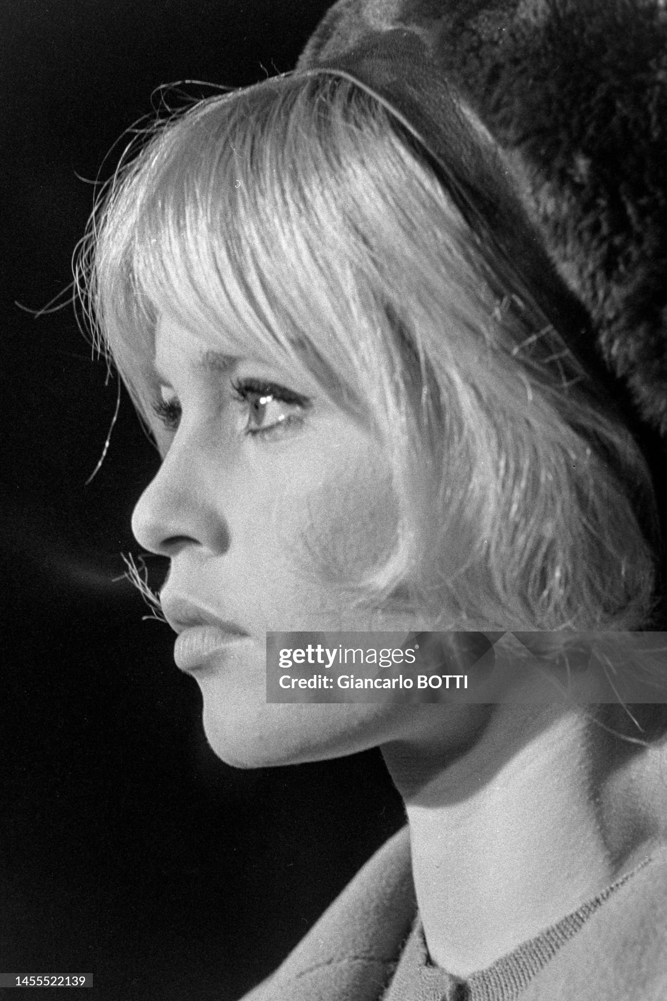 Portrait of Brigitte Bardot during the filming of the movie 'Le Repos du guerrier' directed by Roger Vadim in Paris, France, in 1962. 