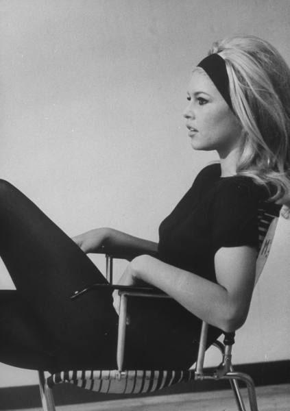 Actress Brigitte Bardot on the set of film ‘Vie Privee’. 