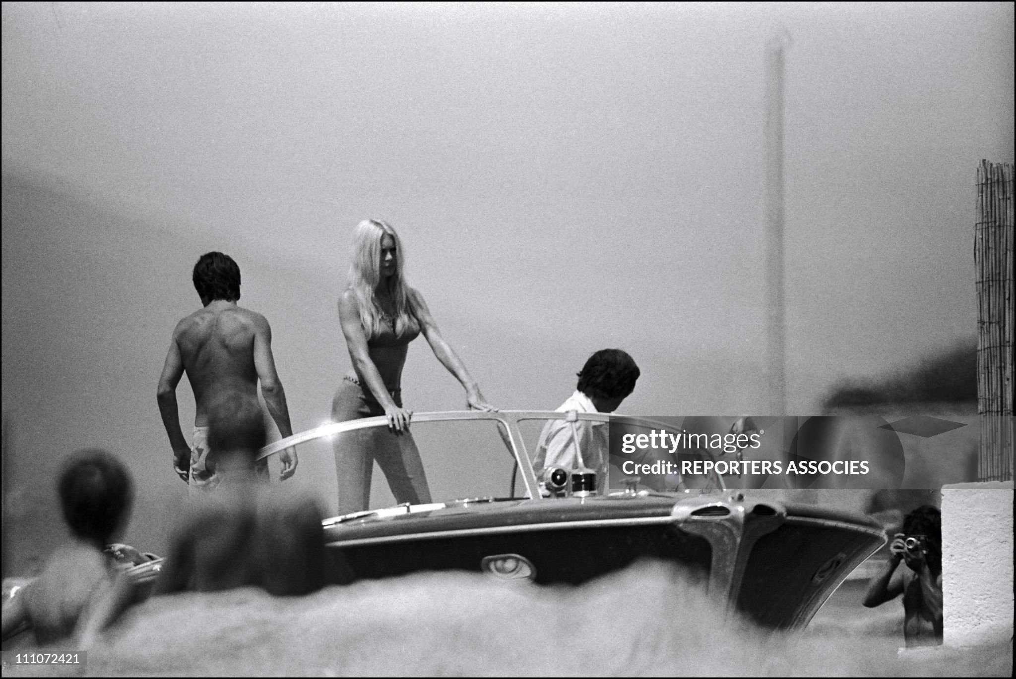 Brigitte Bardot and Gunther Sachs in Saint Tropez, France, in August 1962. 